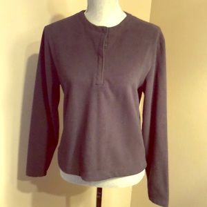 New Allegheny Trail Women Black Flees Top M